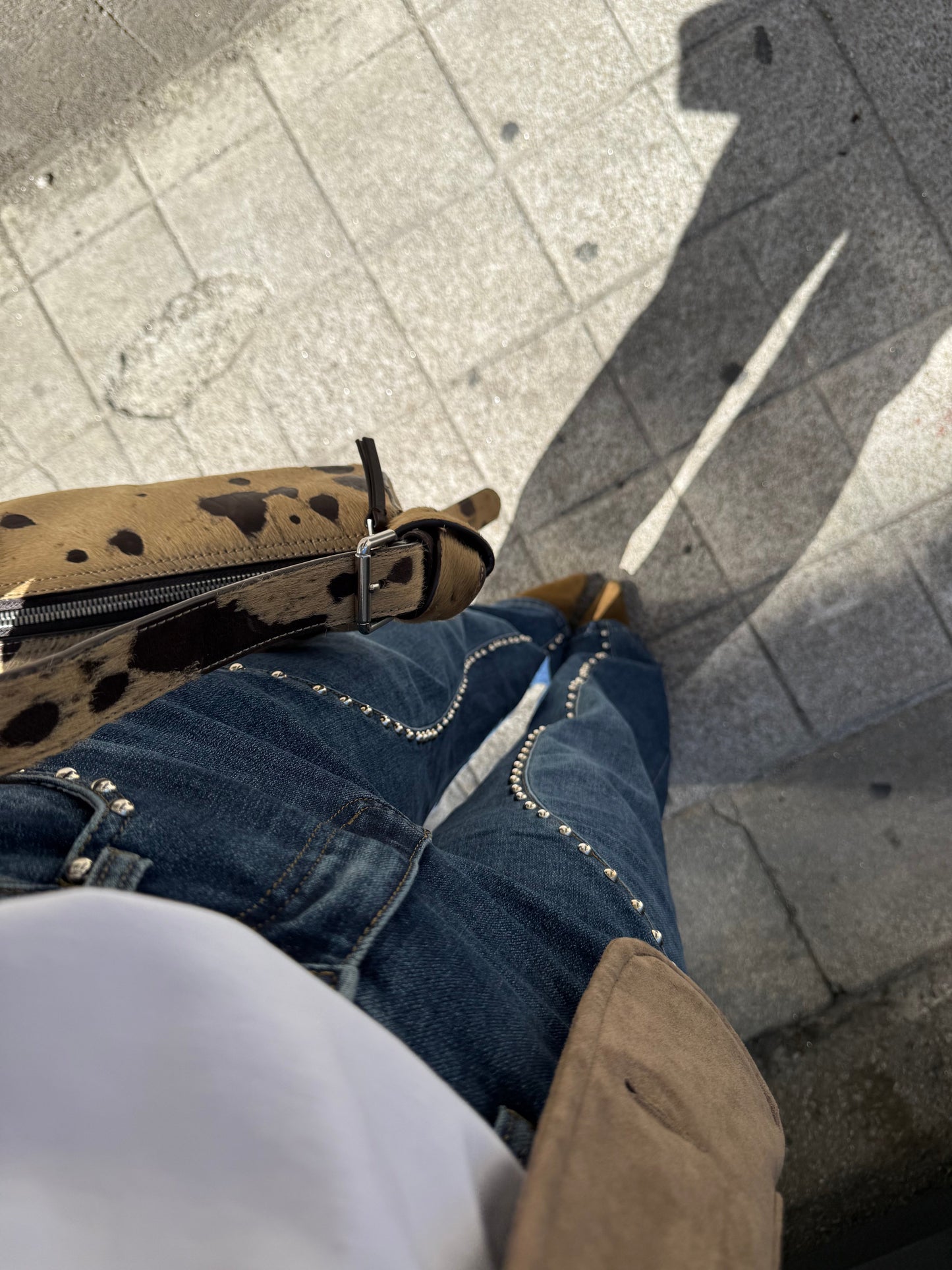 Vaquero Wide Leg Rivet