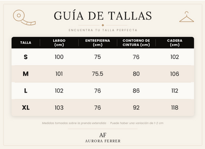 Vera | Pantalón de pana de tiro alto y pernera ancha