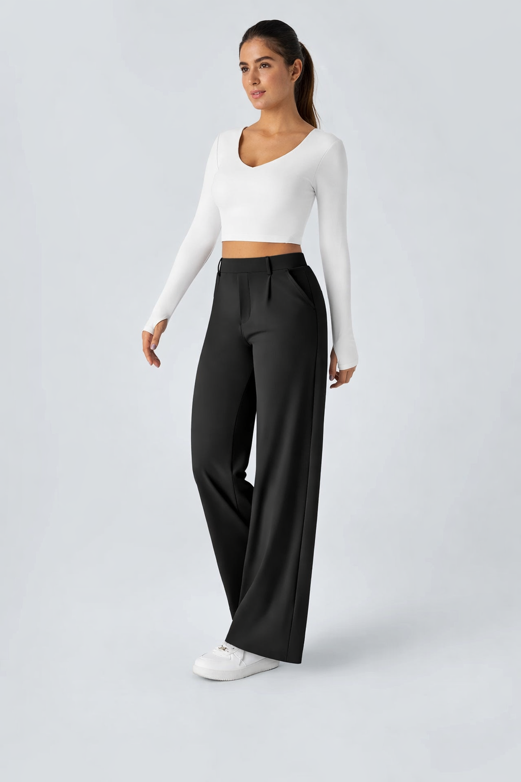 Veronica | Pantalón Cintura Alta · Corte Recto Elegante